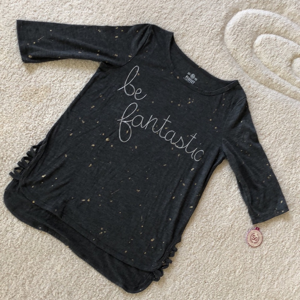 NWT So Authentic American Heritage Be Fantastic Hi-Lo Tunic